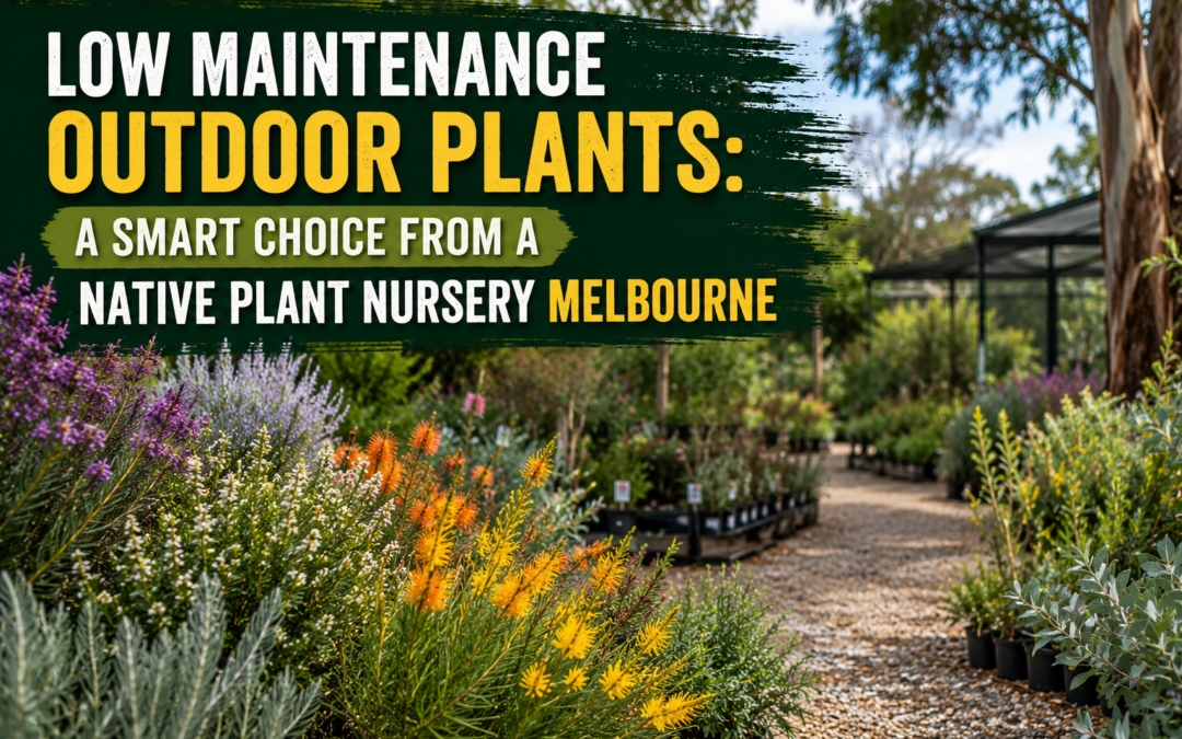 Low Maintenance Outdoor Plants: A Smart Choice from a Native Plant Nursery Melbourne