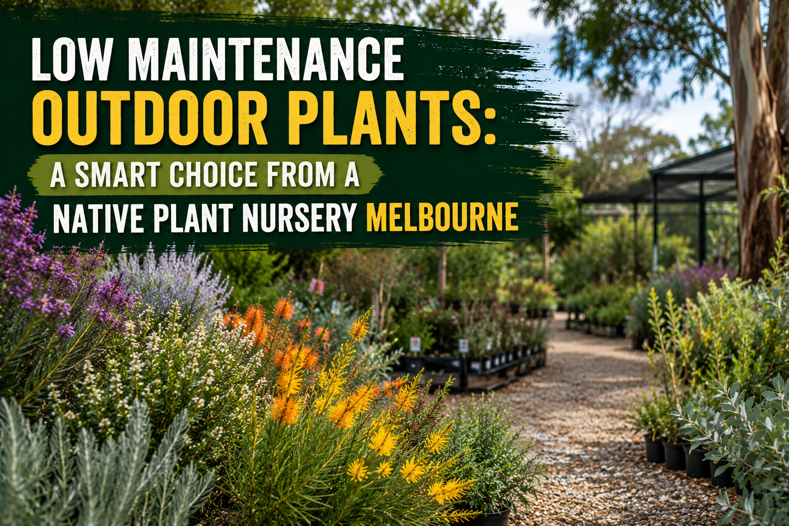 Low Maintenance Outdoor Plants: A Smart Choice from a Native Plant Nursery Melbourne