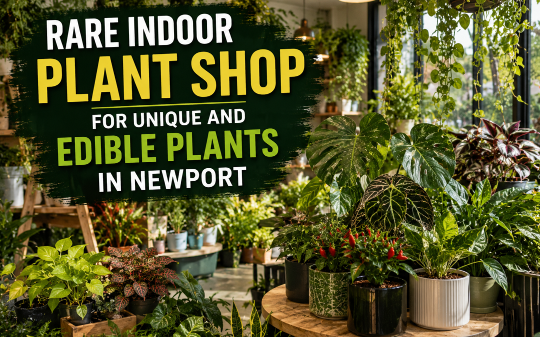 Rare Indoor Plant Shop for Unique and Edible Plants in Newport