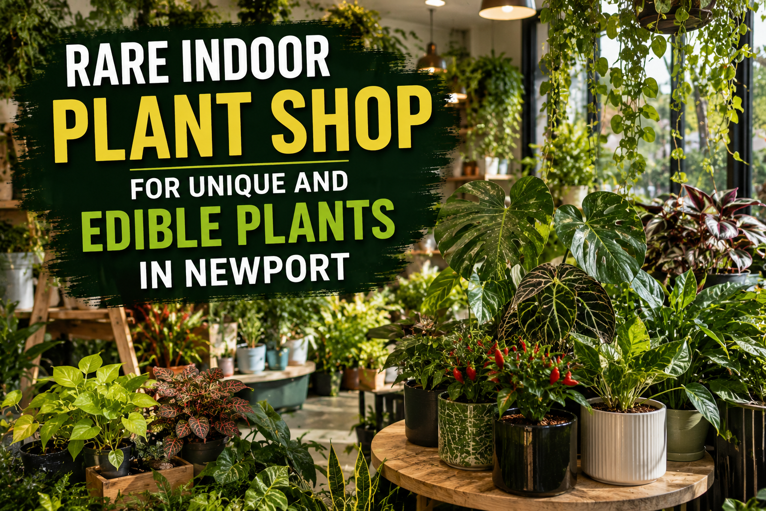 Rare Indoor Plant Shop for Unique and Edible Plants in Newport Rare Indoor Plant Shop for Unique and Edible Plants in Newport