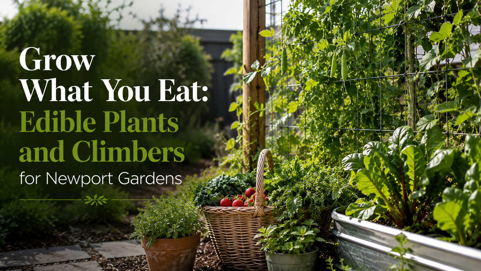 Grow What You Eat: Edible Plants and Climbers for Newport Gardens